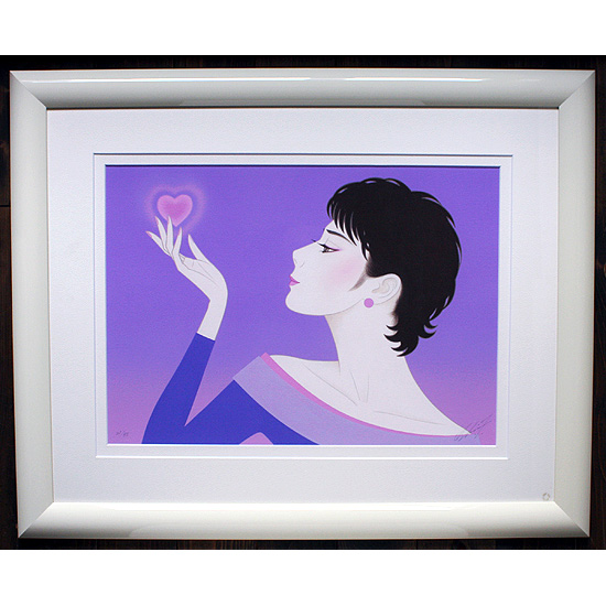 鶴田一郎「ハートアンドサンクス」ジークレー版画