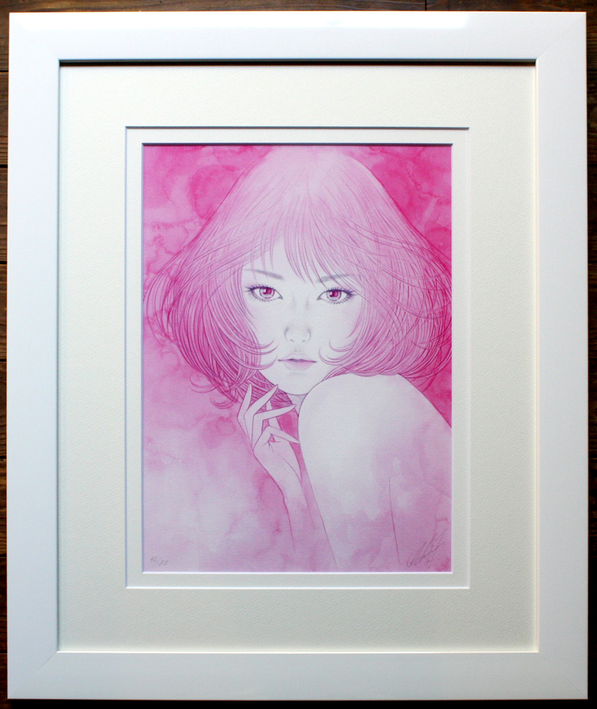 鶴田一郎「What a difference a day makes」ジークレー版画